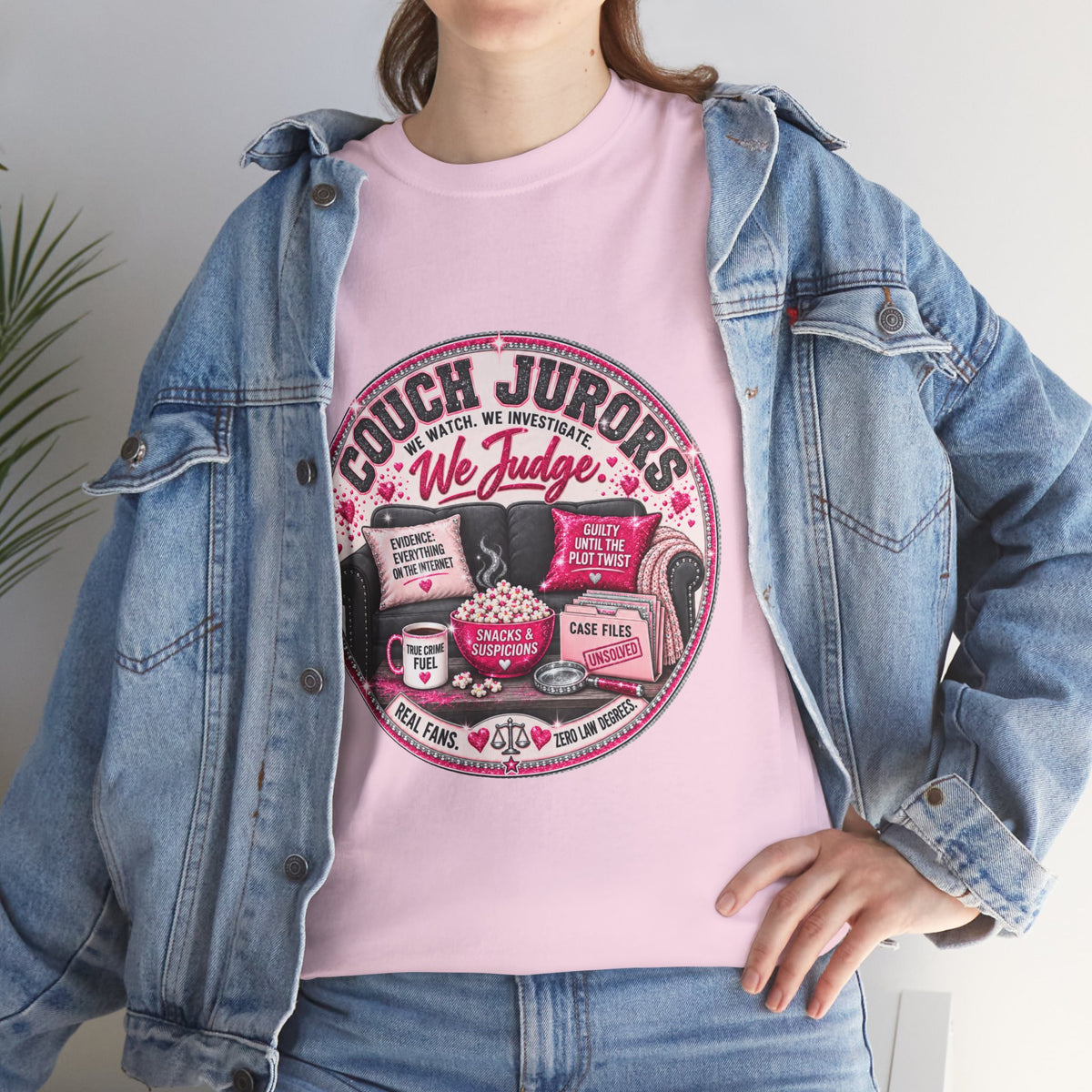 โ๏ธ Couch Jurors Tee: We Watch, We Investigate, We Judge ๐๐ฟ