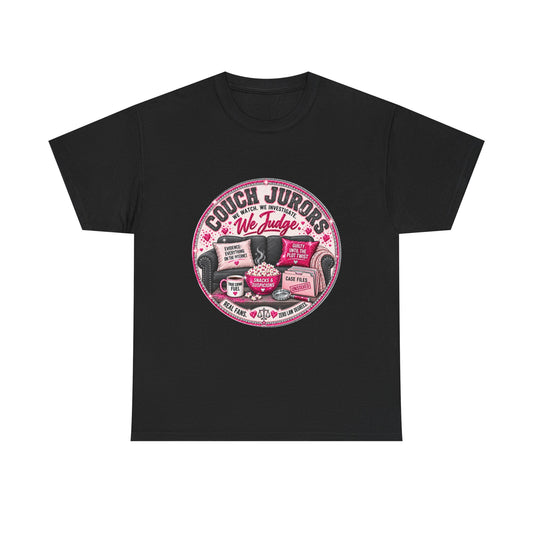 ⚖️ Couch Jurors Tee: We Watch, We Investigate, We Judge 🔎🍿