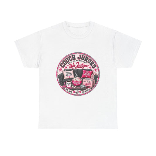 ⚖️ Couch Jurors Tee: We Watch, We Investigate, We Judge 🔎🍿